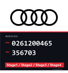 Audi 0261200465 356703 Stage1 / Stage2 / Stage3 / Stage4 file