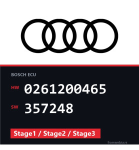 Audi S4 0261200465 357248 Stage1 / Stage2 / Stage3 tuning file
