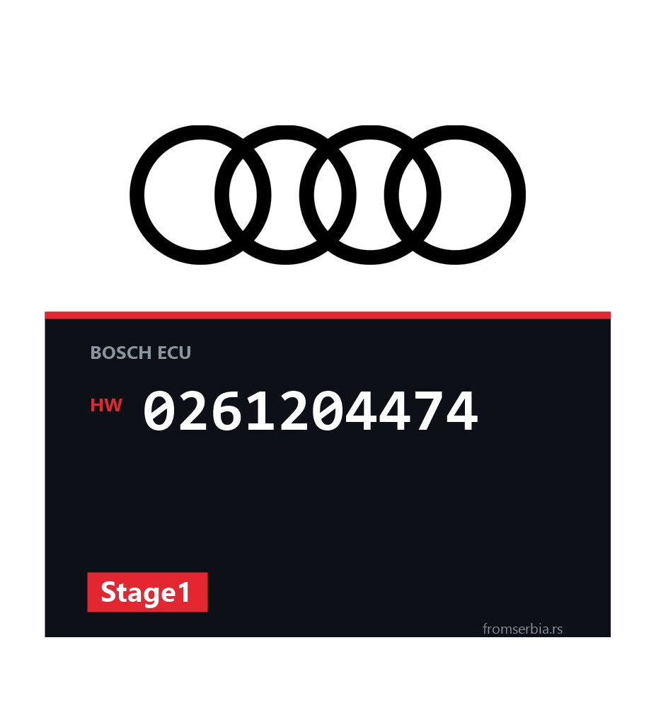 Audi S4 0261204474 Stage1 tuning file