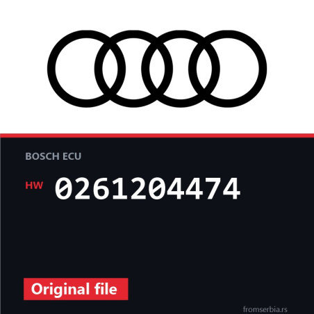 Audi S4 0261204474 original ECU file