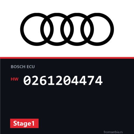 Audi S4 0261204474 Stage1 tuning file