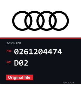 Audi S4 0261204474 D02 original ECU file