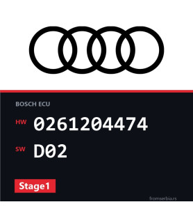 Audi S4 0261204474 D02 Stage1 tuning file