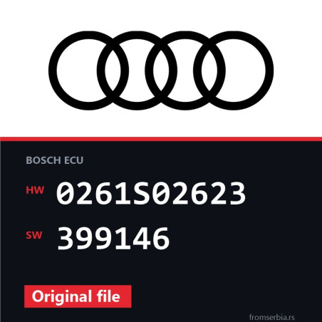 Audi S5 0261S02623 399146 original ECU file