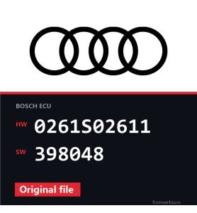 Audi S6 0261S02611 398048 original ECU file