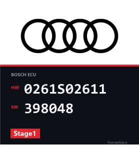 Audi S6 0261S02611 398048 Stage1 tuning file