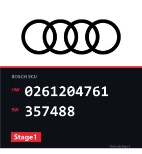 Audi S8 0261204761 357488 Stage1 tuning file