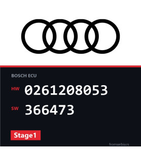Audi TT 0261208053 366473 Stage1 tuning file