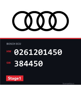 Audi TT 0261201450 384450 Stage1 tuning file