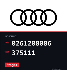 Audi TT 0261208086 375111 Stage1 tuning file