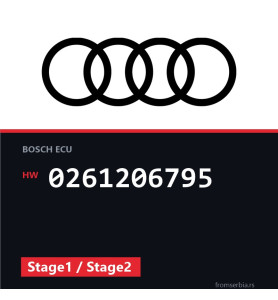 Audi TT 0261206795 Stage1 / Stage2 tuning file