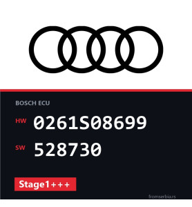 Audi 2.0 0261S08699 528730 Stage1+++ tuning file