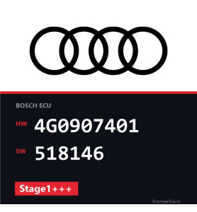 Audi 3.0 4G0907401 518146 Stage1+++ tuning file