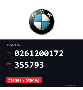 BMW E30 0261200172 355793 Stage1 / Stage2 tuning file