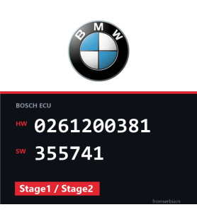 BMW E30 0261200381 355741 Stage1 / Stage2 tuning file