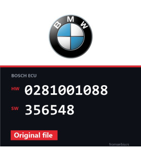 BMW E30 0281001088 356548 original ECU file