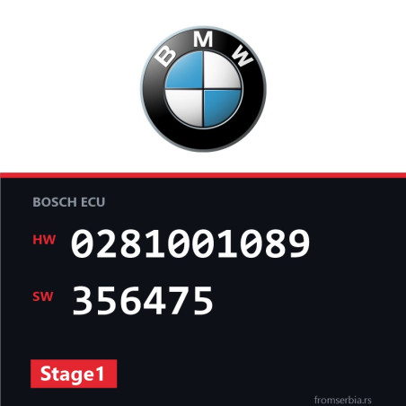 BMW E30 0281001089 356475 Stage1 tuning file
