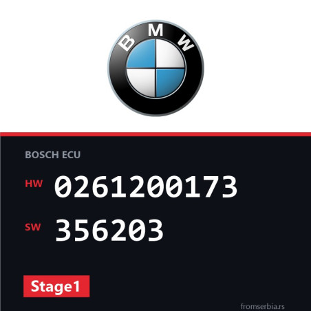 BMW E30 0261200173 356203 Stage1 tuning file