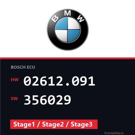 BMW E30 02612.091 356029 Stage1 / Stage2 / Stage3 tuning file