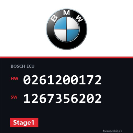 BMW E34 0261200172 1267356202 Stage1 tuning file