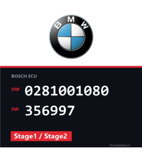 BMW E34 0281001080 356997 Stage1 / Stage2 tuning file