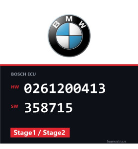 BMW E36 0261200413 358715 Stage1 / Stage2 tuning file