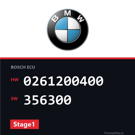 BMW E34 0261200400 356300 Stage1 tuning file