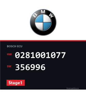 BMW E34 0281001077 356996 Stage1 tuning file