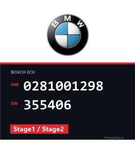 BMW E34 0281001298 355406 Stage1 / Stage2 tuning file