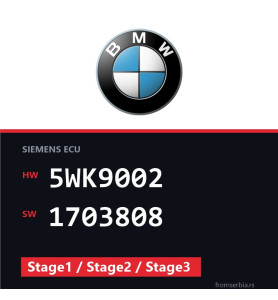 BMW E36 5WK9002 1703808 Stage1 / Stage2 / Stage3 tuning file