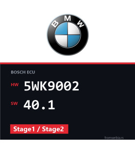 BMW E34 5WK9002 40.1 Stage1 / Stage2 tuning file