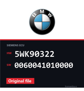 BMW E39 5WK90322 0060041010000 original ECU file