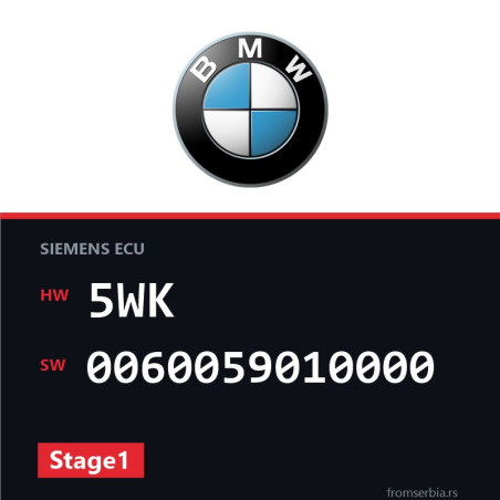 BMW E36 5WK 0060059010000 Stage1 tuning file