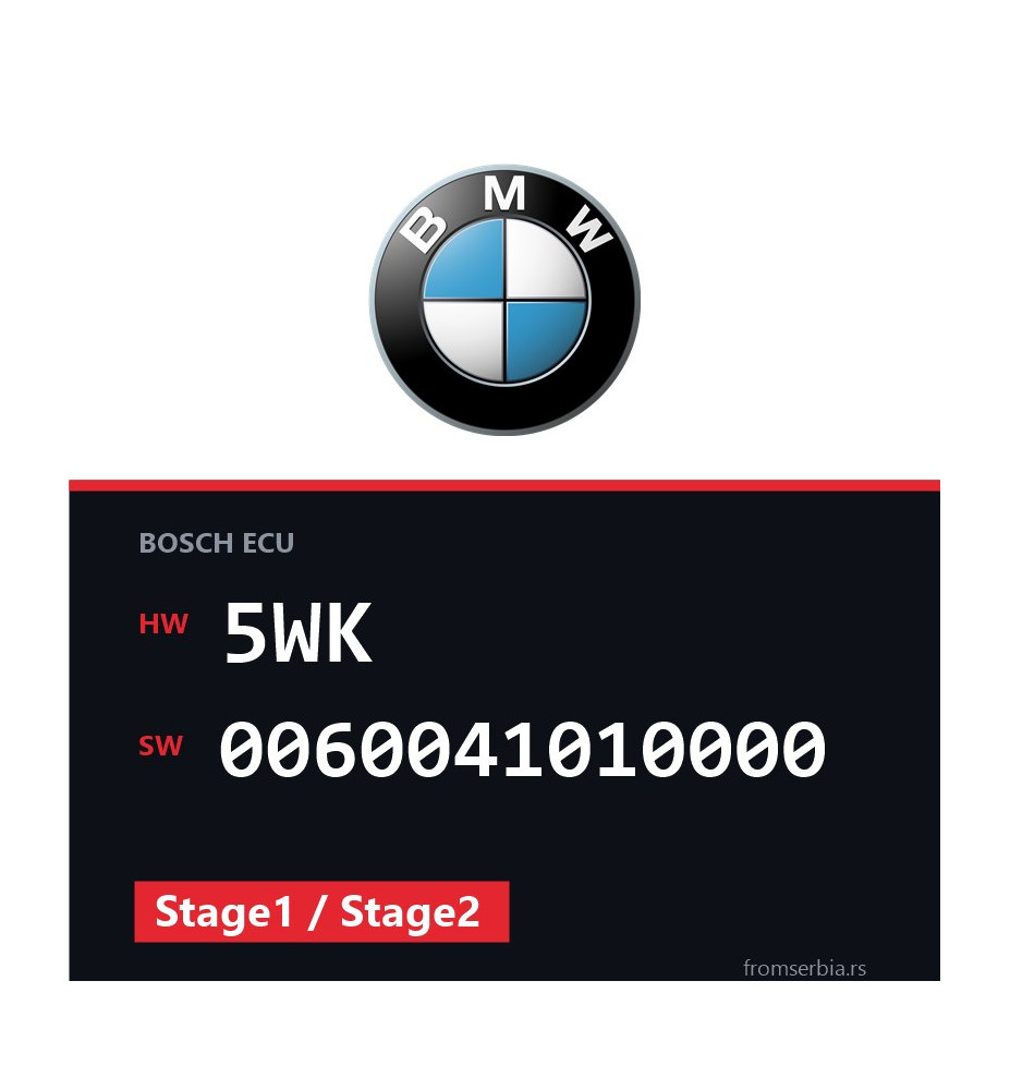 BMW E39 5WK 0060041010000 Stage1 / Stage2 tuning file