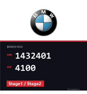 BMW E36 1432401 4100 Stage1 / Stage2 tuning file