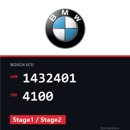 BMW E36 1432401 4100 Stage1 / Stage2 tuning file