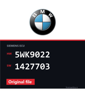 BMW E36 5WK9022 1427703 original ECU file