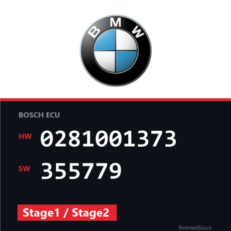 BMW E39 0281001373 355779 Stage1 / Stage2 tuning file