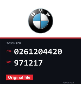 BMW E46 0261204420 971217 original ECU file