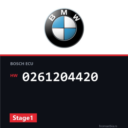 BMW E36 0261204420 Stage1 tuning file