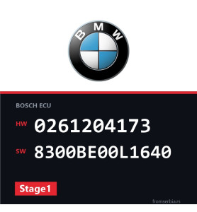 BMW E36 0261204173 8300BE00L1640 Stage1 tuning file