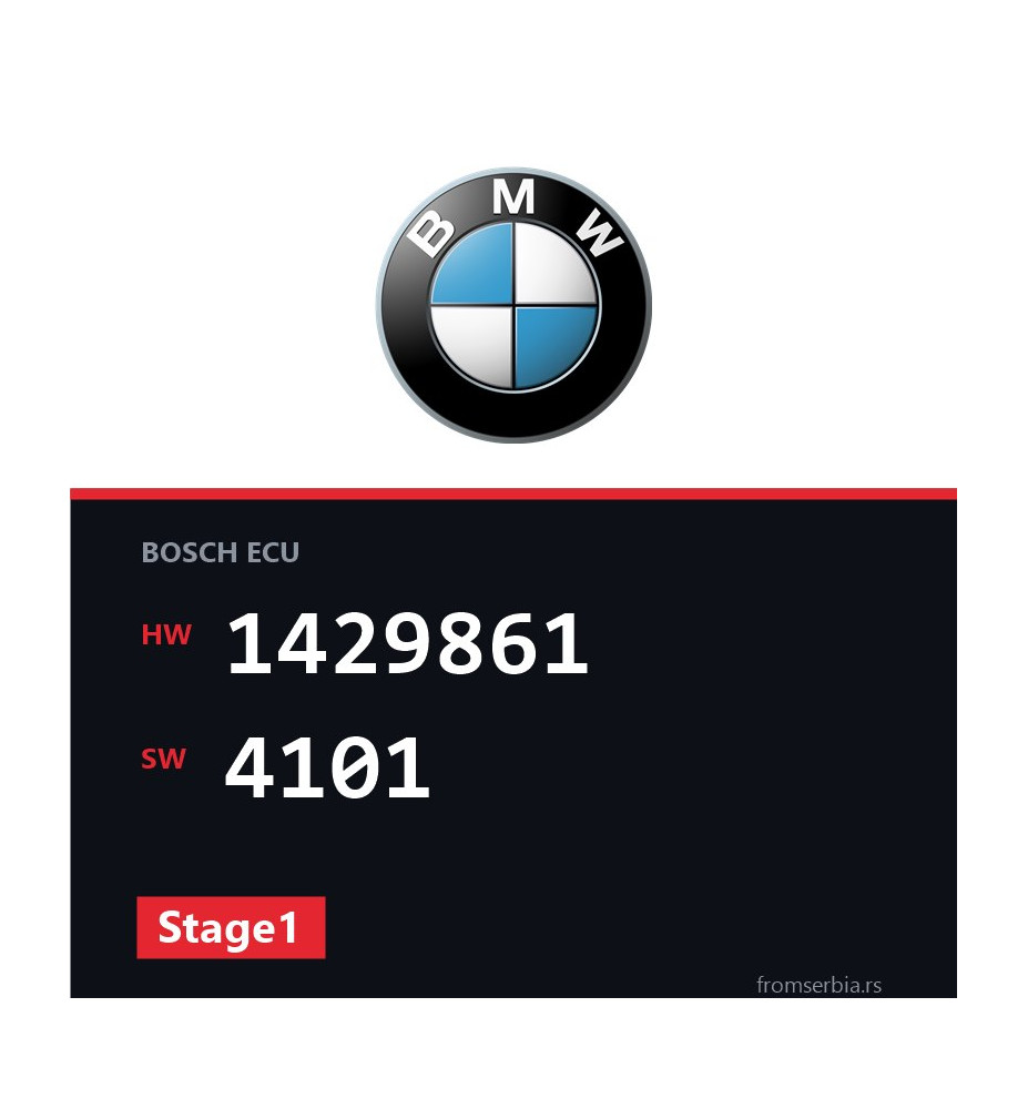 BMW E36 1429861 4101 Stage1 tuning file