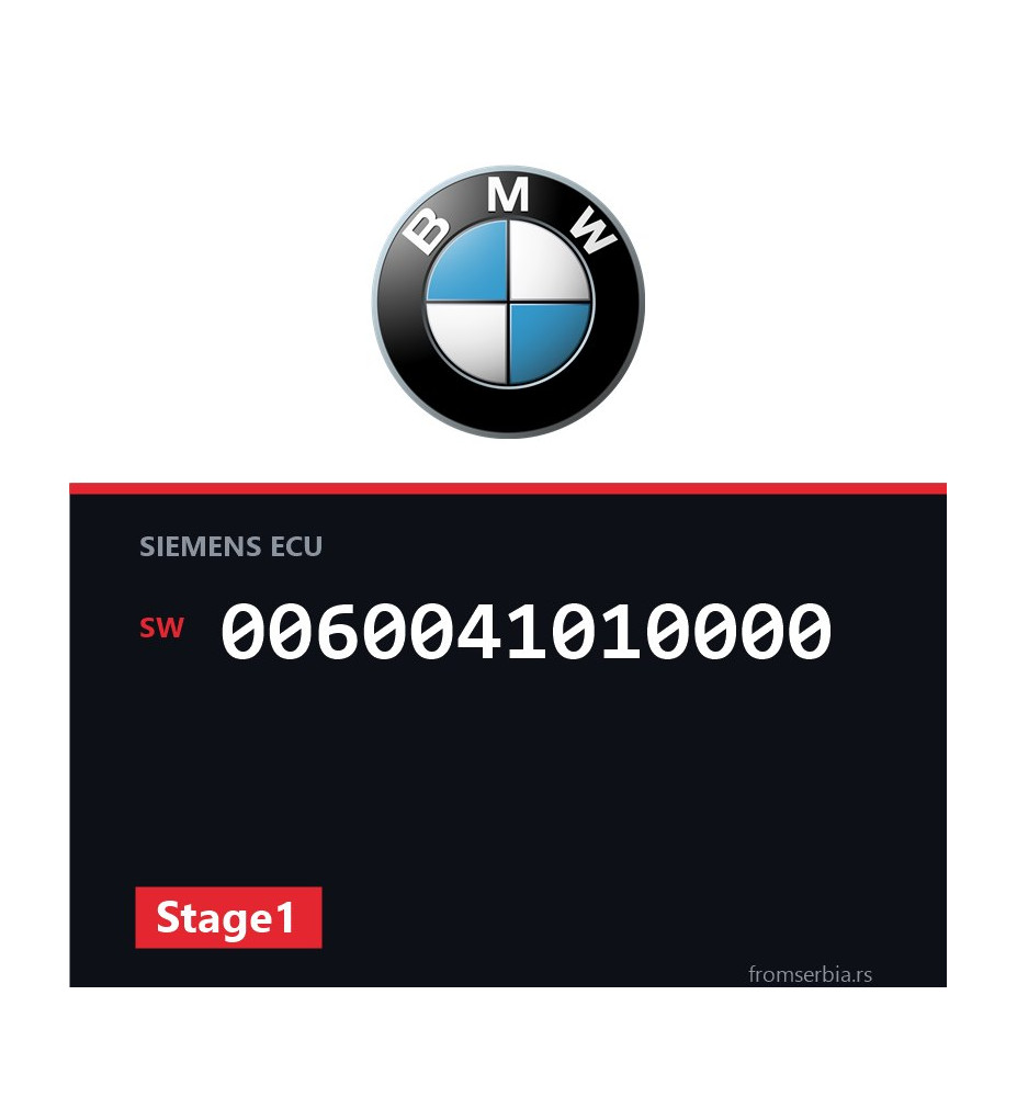 BMW E36 0060041010000 Stage1 tuning file