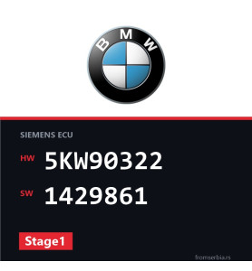 BMW E39 5KW90322 1429861 Stage1 tuning file