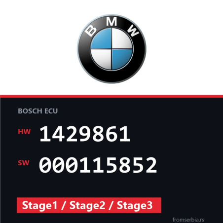 BMW E39 1429861 000115852 Stage1 / Stage2 / Stage3 tuning file