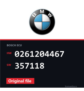 BMW E39 0261204467 357118 original ECU file