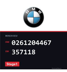BMW E39 0261204467 357118 Stage1 tuning file