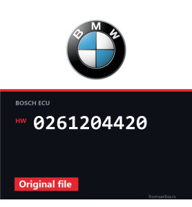 BMW E46 0261204420 original ECU file