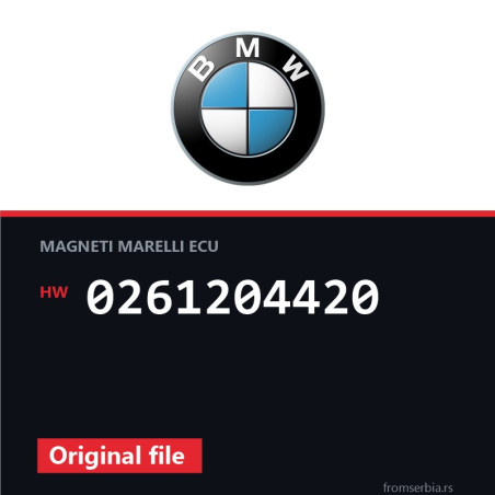 BMW E46 0261204420 original ECU file
