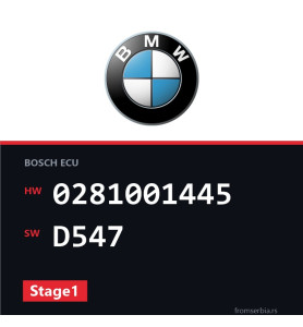 BMW E46 0281001445 D547 Stage1 tuning file